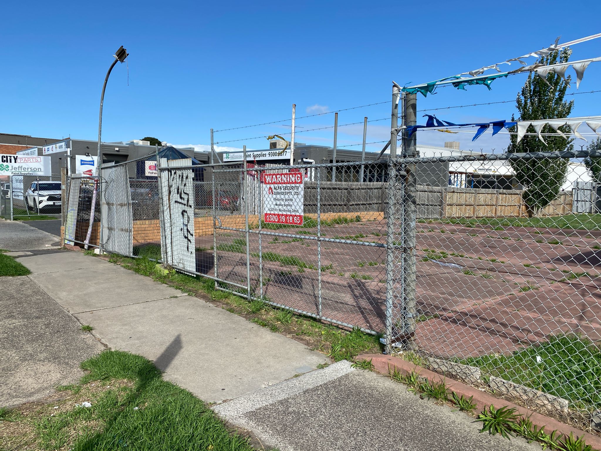 construction site security